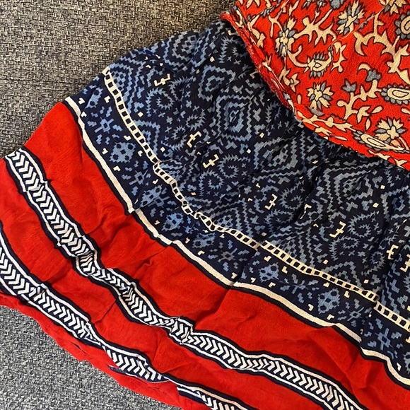 Sfera blue & red paisley summer sundress size medium - Picture 5 of 8